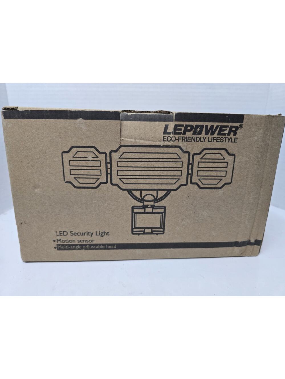 New LePower 45W LED Security Lights Motion Sensor Light Outdoor Black